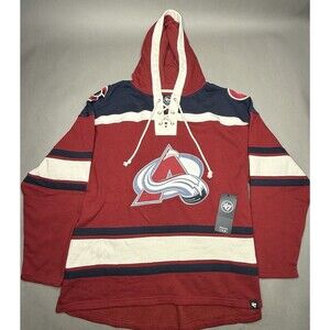 New NHL Colorado Avalanche Hockey  ‘47 LACER Hoodie Sweatshirt Men’s XXL NWT